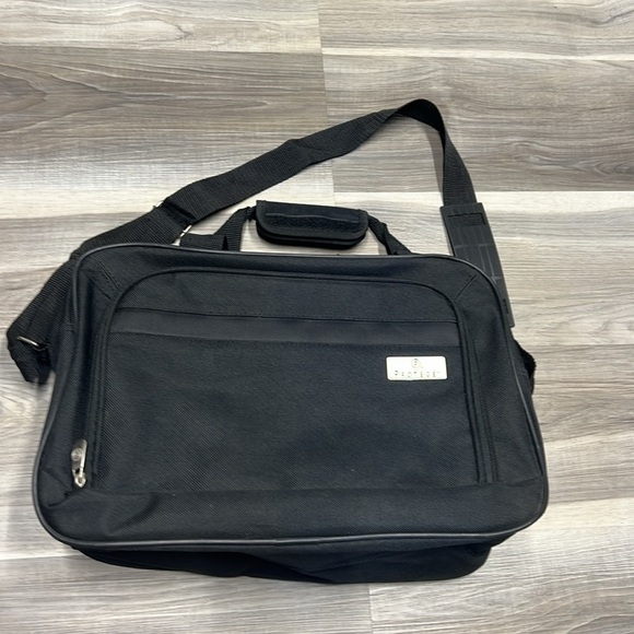 🧡💙 Black  small carry on bag / travel bag / electronics bag - Picture 6 of 9